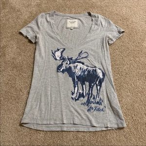 A&F v neck tee